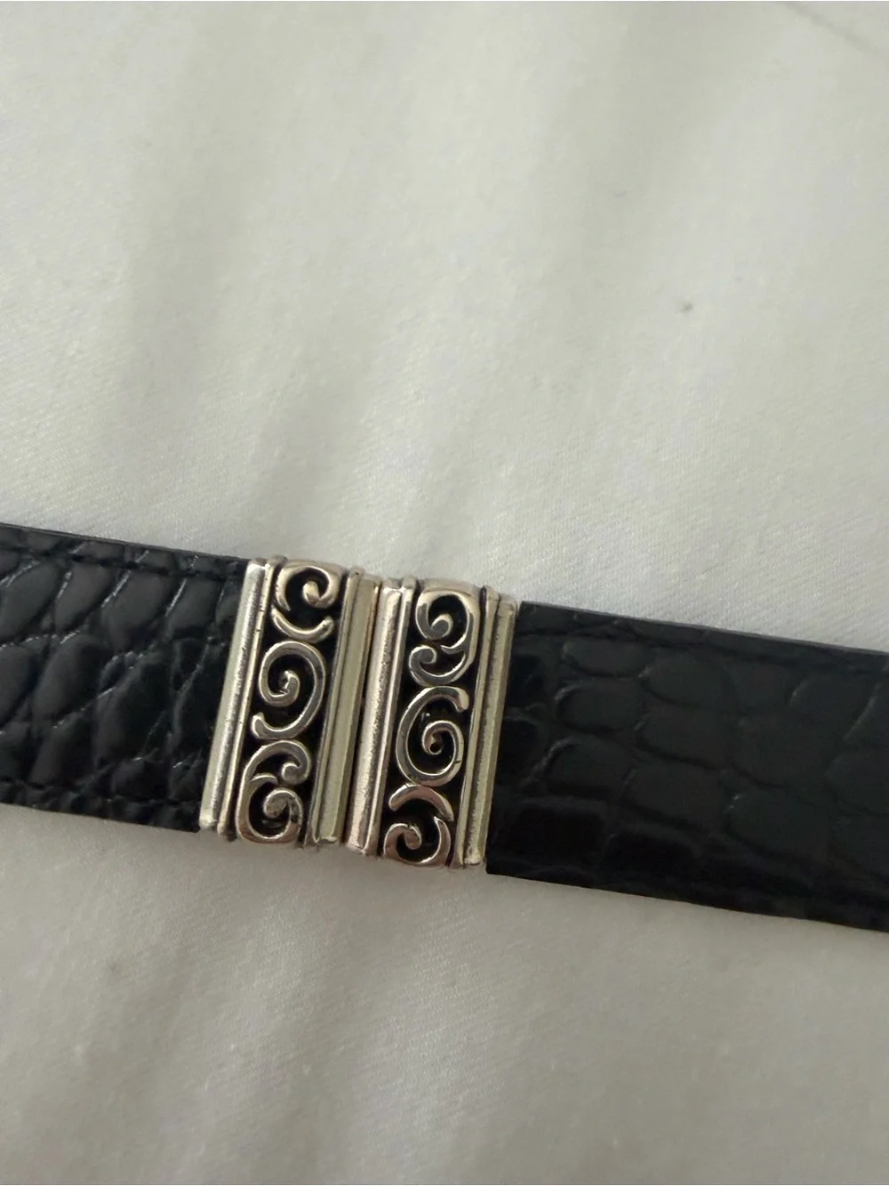 Brighton Belt 43100 Sz M/30 Brown Black Leather Reversible Silver - Picture 11 of 11